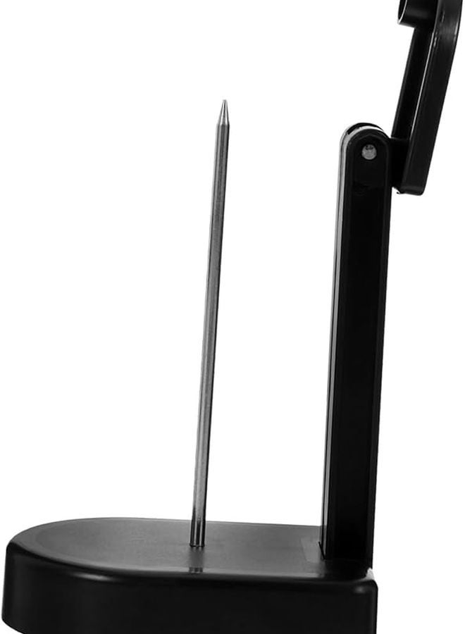 Black Restaurant Receipt Spike Organizer Bill Holder Memo Ticket Storage - Image 1